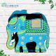 Handicraft Wooden Pen Stand Elephant - Blue